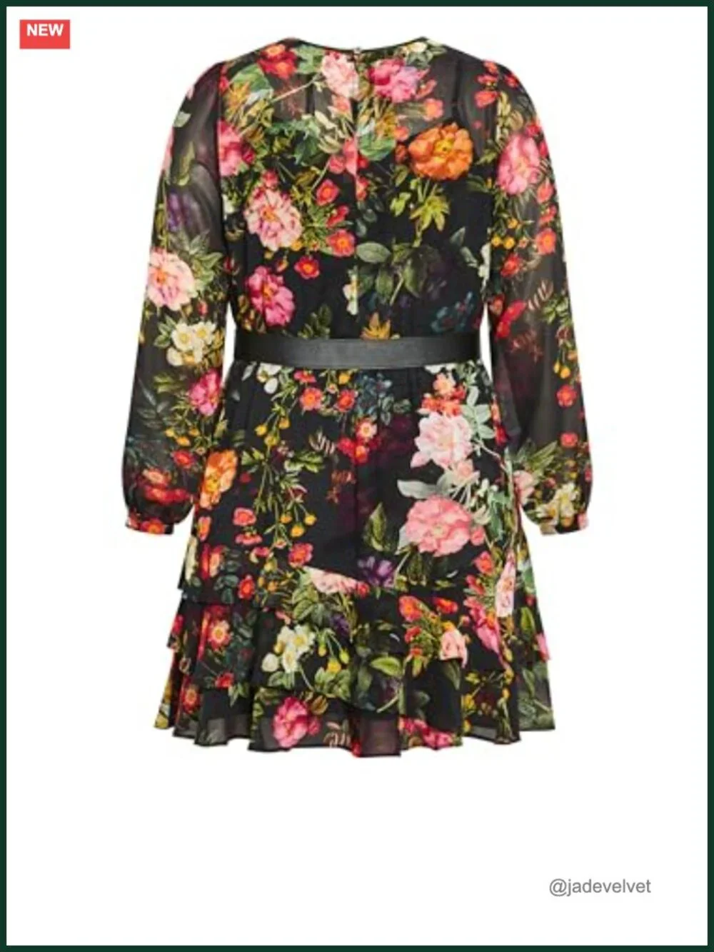 Embroidered Ruffle Fit & Flare Dress, Off-Shoulder, Short Sleeve, Cotton Lined